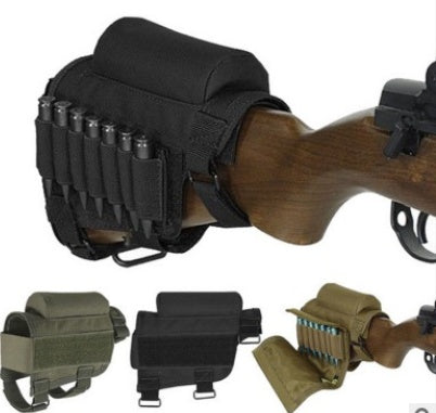 Adjustable Shotgun Buttstock Cheek with Ammo Case