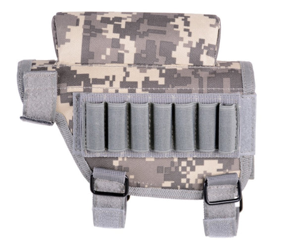 Adjustable Shotgun Buttstock Cheek with Ammo Case
